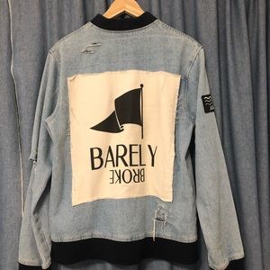 Barely Broke Men’s Denim Jacket Made in USA